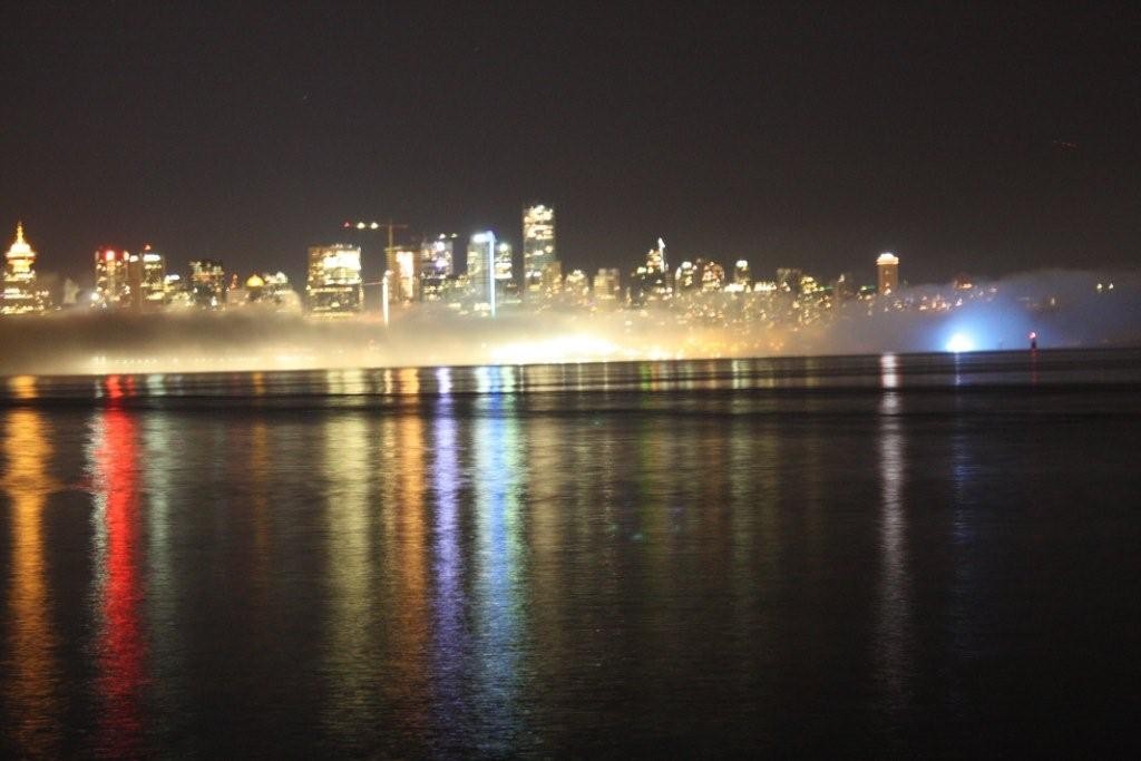 Vancouver in the fog