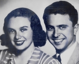 Eva & Dikcsi Benedict at their marriage in 1942