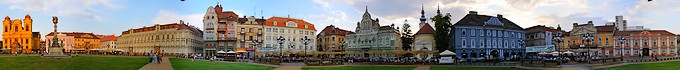 Timisoara - Piatza Unirii - imagine realizata de Victor Eliu