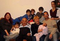 Familia Friedmann, Nomi, Erwin cu copiii si nepotii