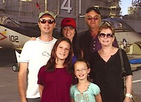 Imre Bernstein cu familia la Los Angeles
